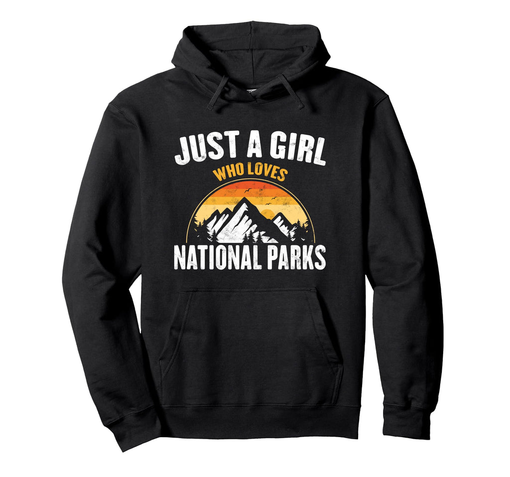 Just Who Loves National Parks Hoodie - Minimalist Print Men Women - T-Shirt, Sweatshirt, Hoodie
