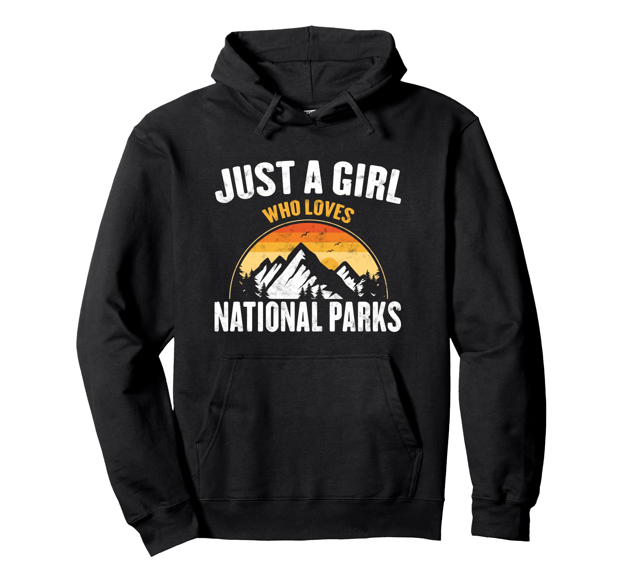 Just Who Loves National Parks Hoodie - Minimalist Print Men Women - T-Shirt, Sweatshirt, Hoodie