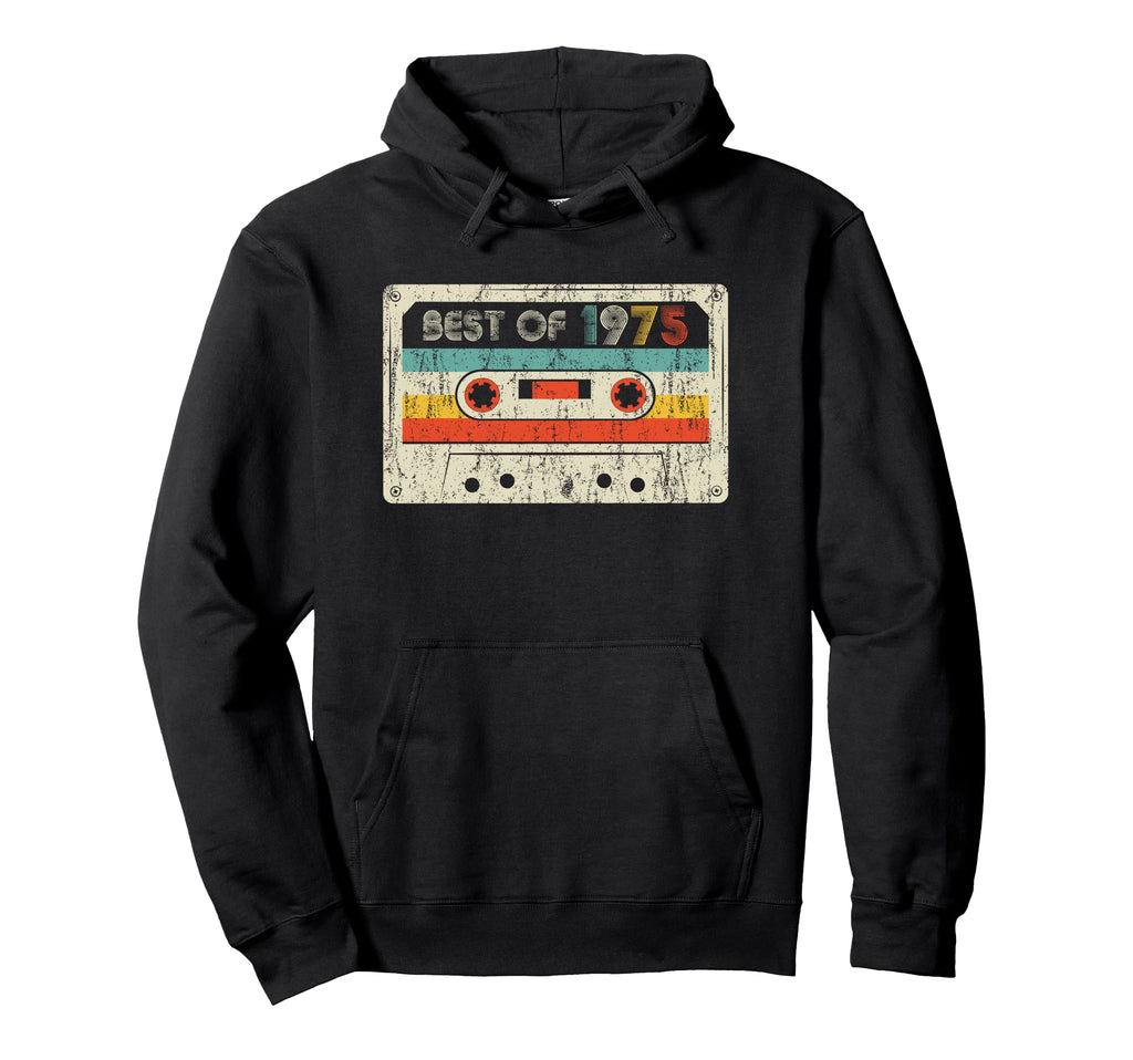 51St Birthday Gifts Best 1975 Cassette Hoodie - Unique Graphic Men Women - T-Shirt, Sweatshirt, Hoodie