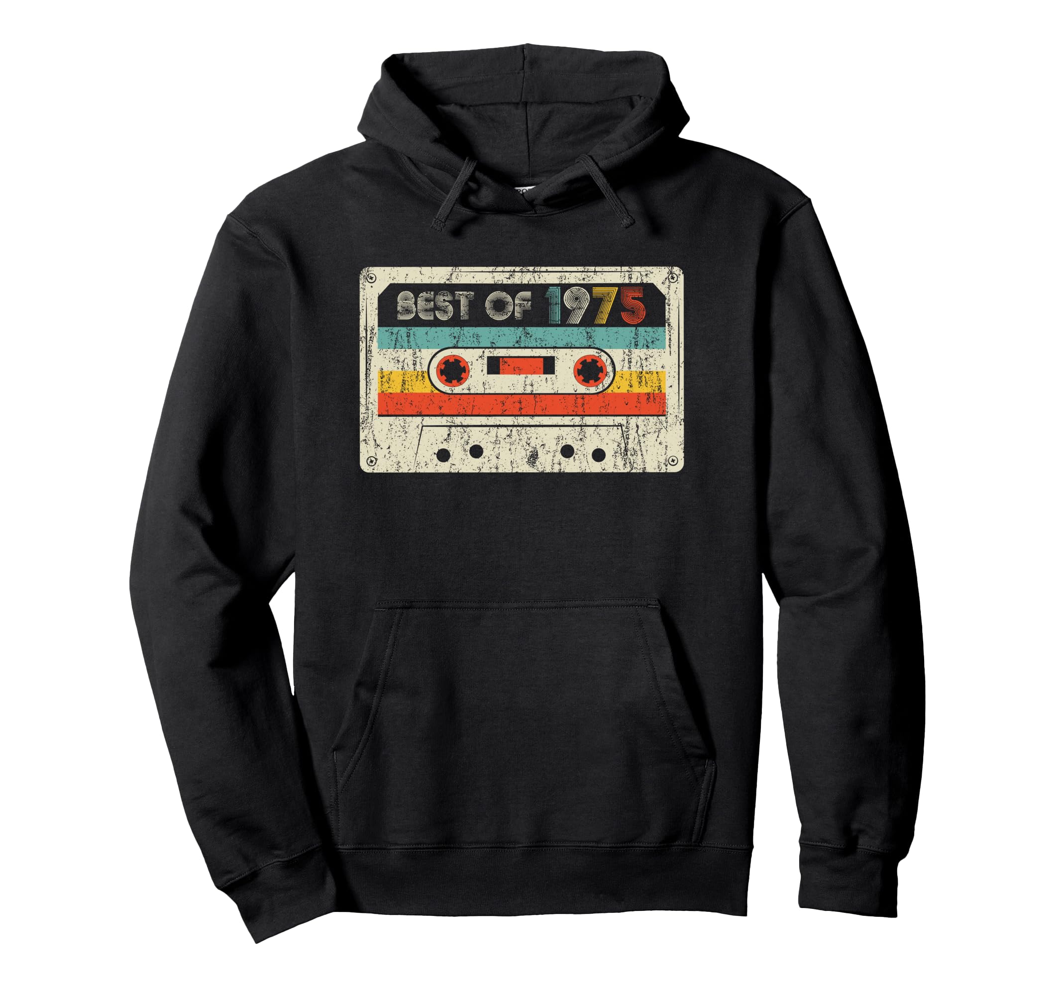 51St Birthday Gifts Best 1975 Cassette Hoodie - Unique Graphic Men Women - T-Shirt, Sweatshirt, Hoodie