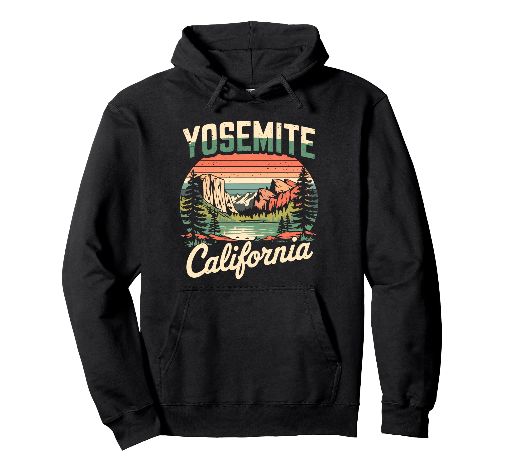 Yosemite California Sunset Hoodie - Casual Everyday Wear Men Women - T-Shirt, Sweatshirt, Hoodie