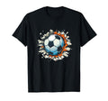 Soccer Ball Break Wall Soccer T-Shirt - Casual Everyday Wear Men Women - T-Shirt, Sweatshirt, Hoodie
