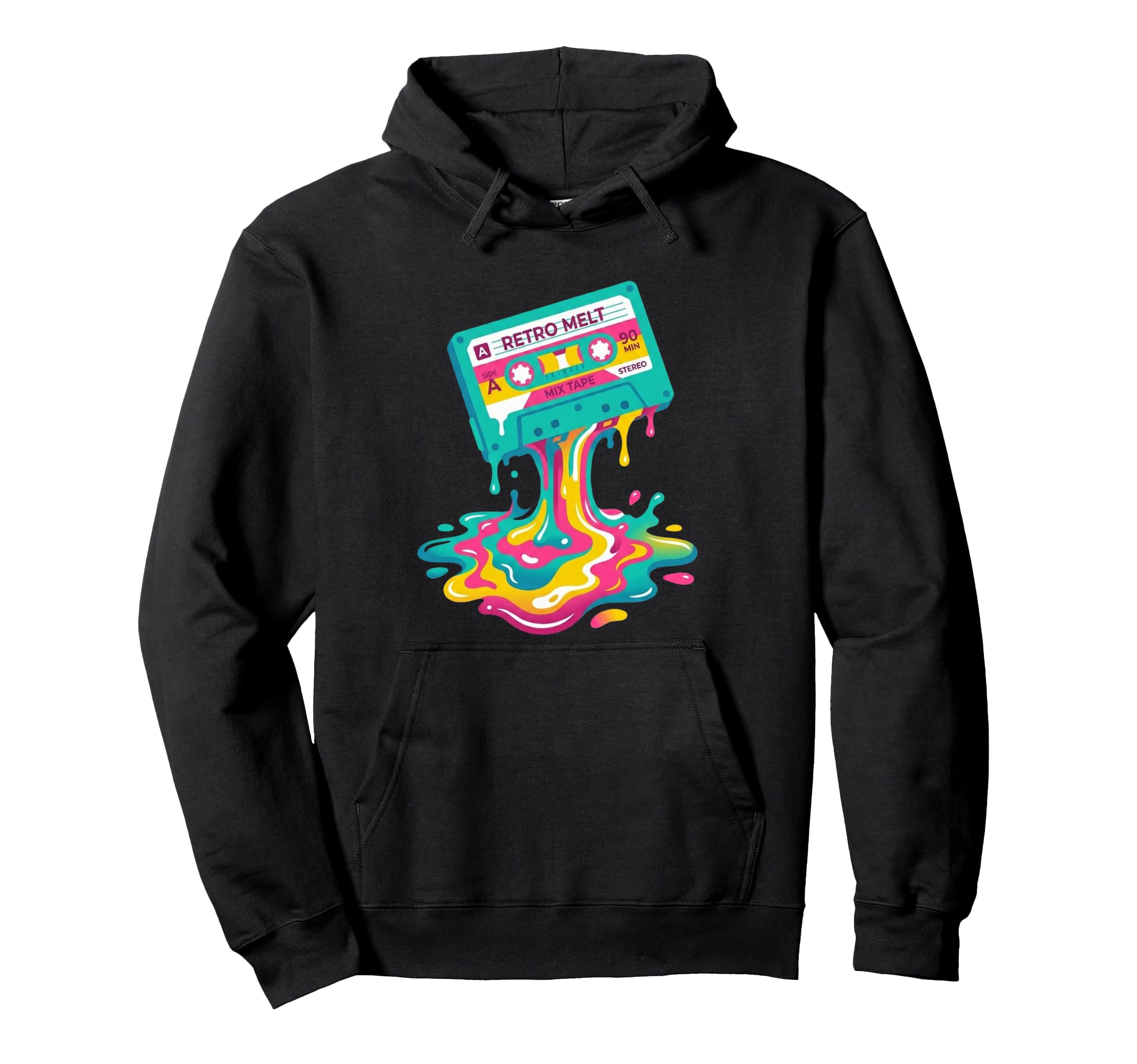 Its Aesthetic Melting Cassette Tape Hoodie - Fun Novelty Design Unisex - T-Shirt, Sweatshirt, Hoodie