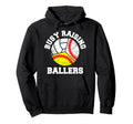 Busy Raising Ballers Funny Baseball Hoodie - Trendy Graphic Unisex - T-Shirt, Sweatshirt, Hoodie