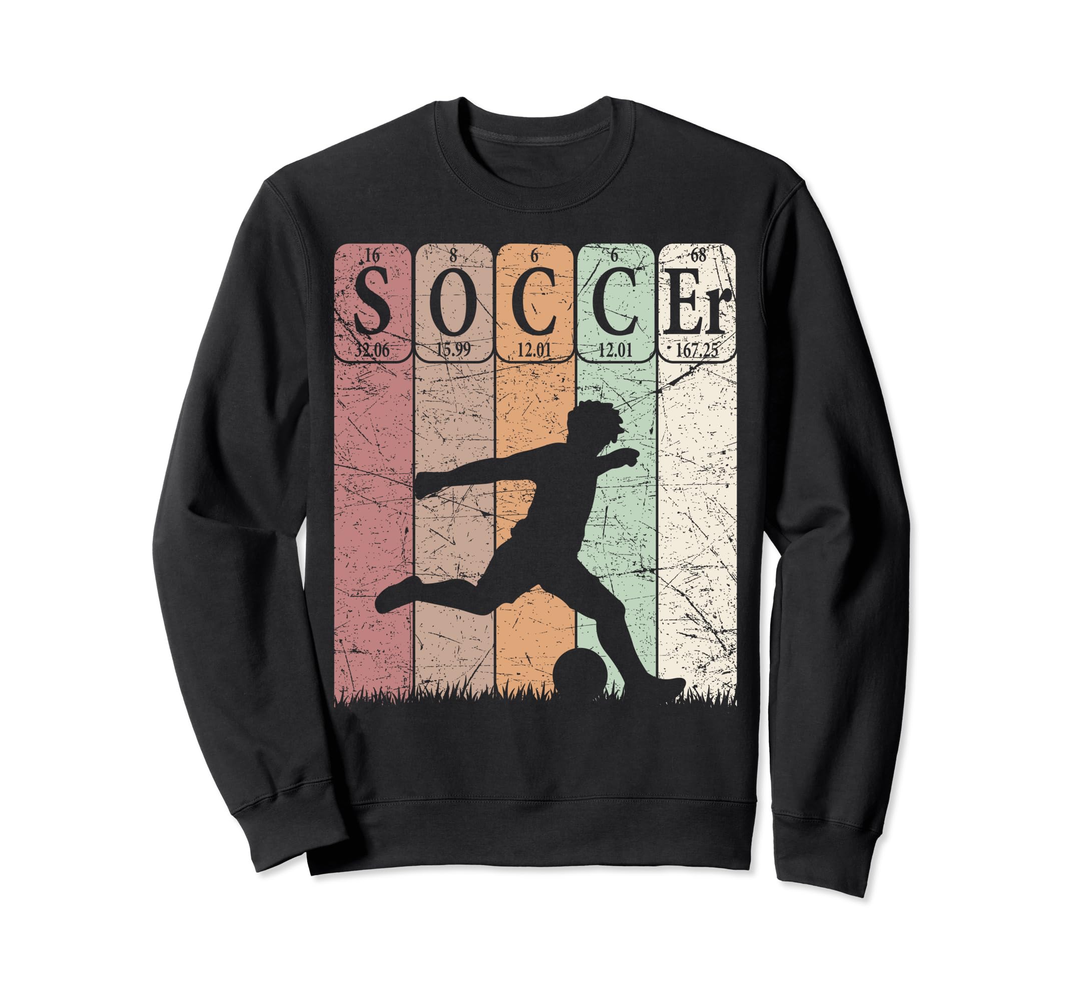 Soccer Periodic Table Elements Soccer Sweatshirt - Streetwear Style Unisex - T-Shirt, Sweatshirt, Hoodie