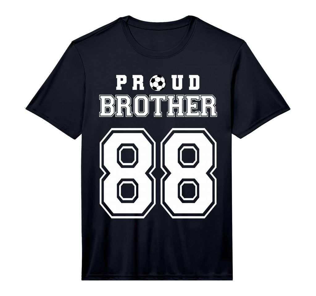 Number 88 Custom Proud Soccer Futbol T-Shirt - Novelty Apparel for Adults - T-Shirt, Sweatshirt, Hoodie
