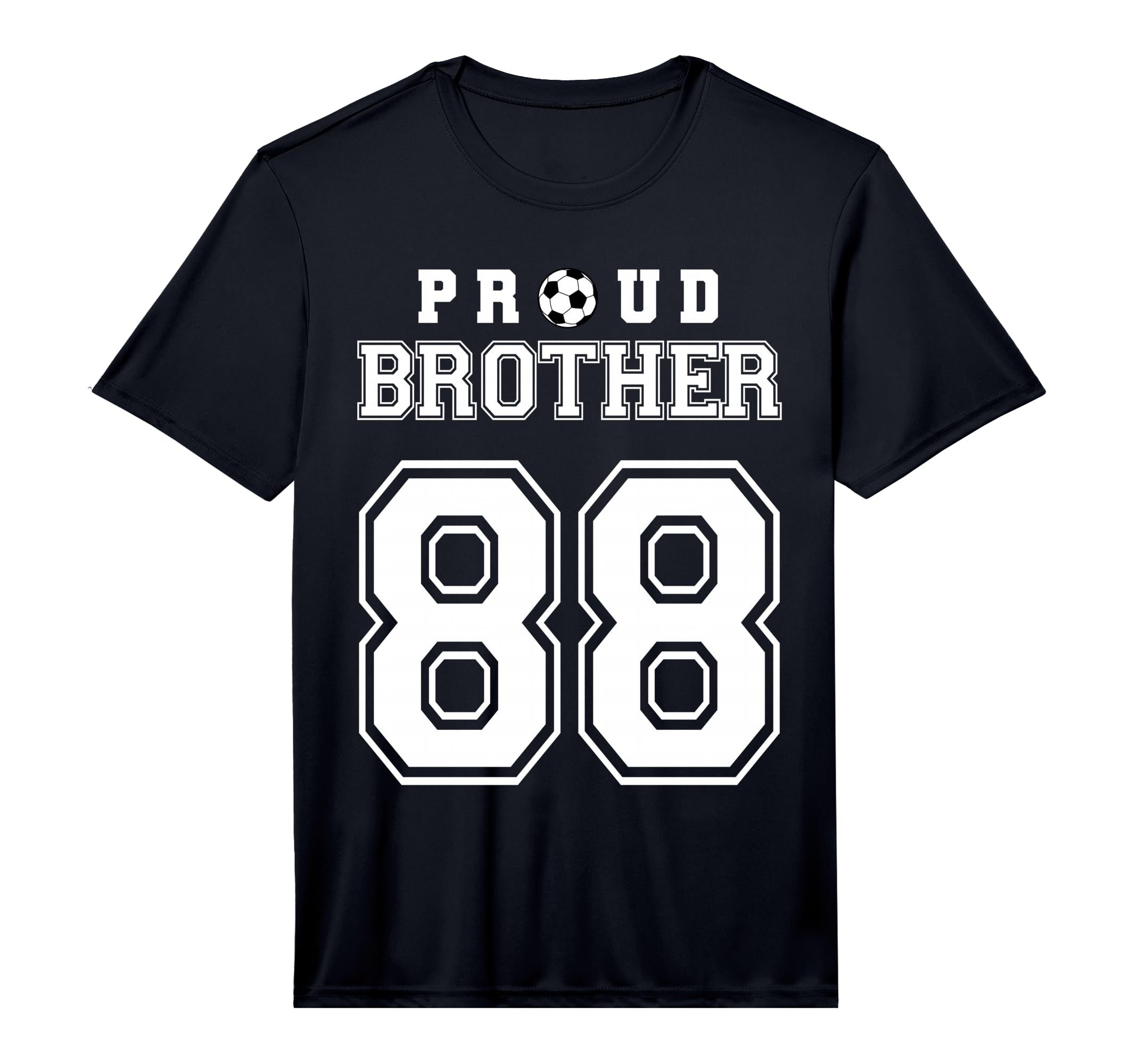 Number 88 Custom Proud Soccer Futbol T-Shirt - Novelty Apparel for Adults - T-Shirt, Sweatshirt, Hoodie