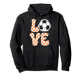 Love Soccer Teenage Soccer Players Hoodie - Minimalist Print for Adults - T-Shirt, Sweatshirt, Hoodie
