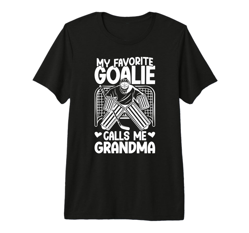 Proud Ice Hockey Goalie Grandma Hockey T-Shirt - Trendy Graphic Unisex - T-Shirt, Sweatshirt, Hoodie