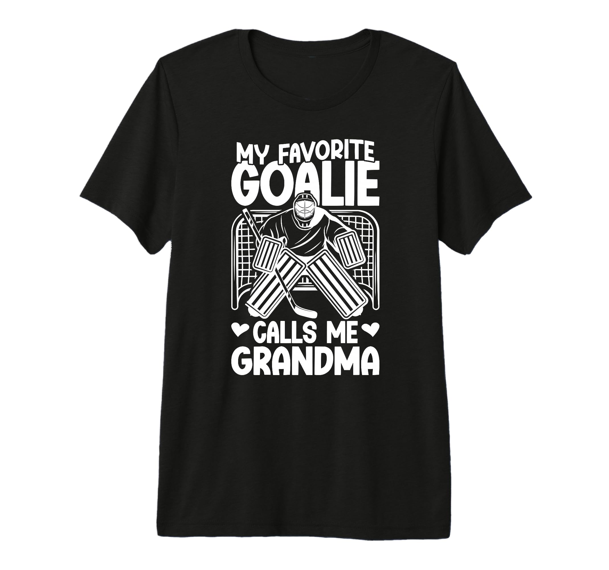 Proud Ice Hockey Goalie Grandma Hockey T-Shirt - Trendy Graphic Unisex - T-Shirt, Sweatshirt, Hoodie
