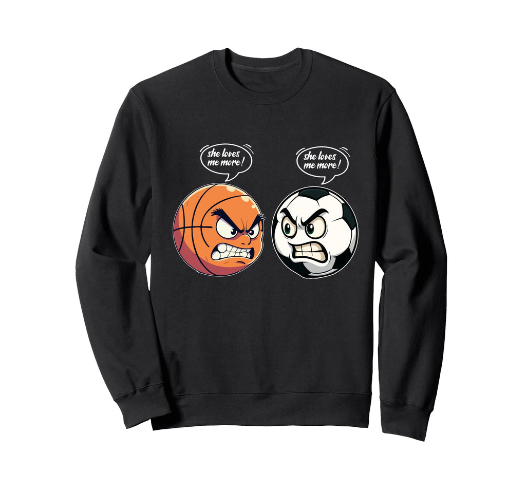 Soccer Basketball Daughter She Sweatshirt - Minimalist Print Men Women - T-Shirt, Sweatshirt, Hoodie