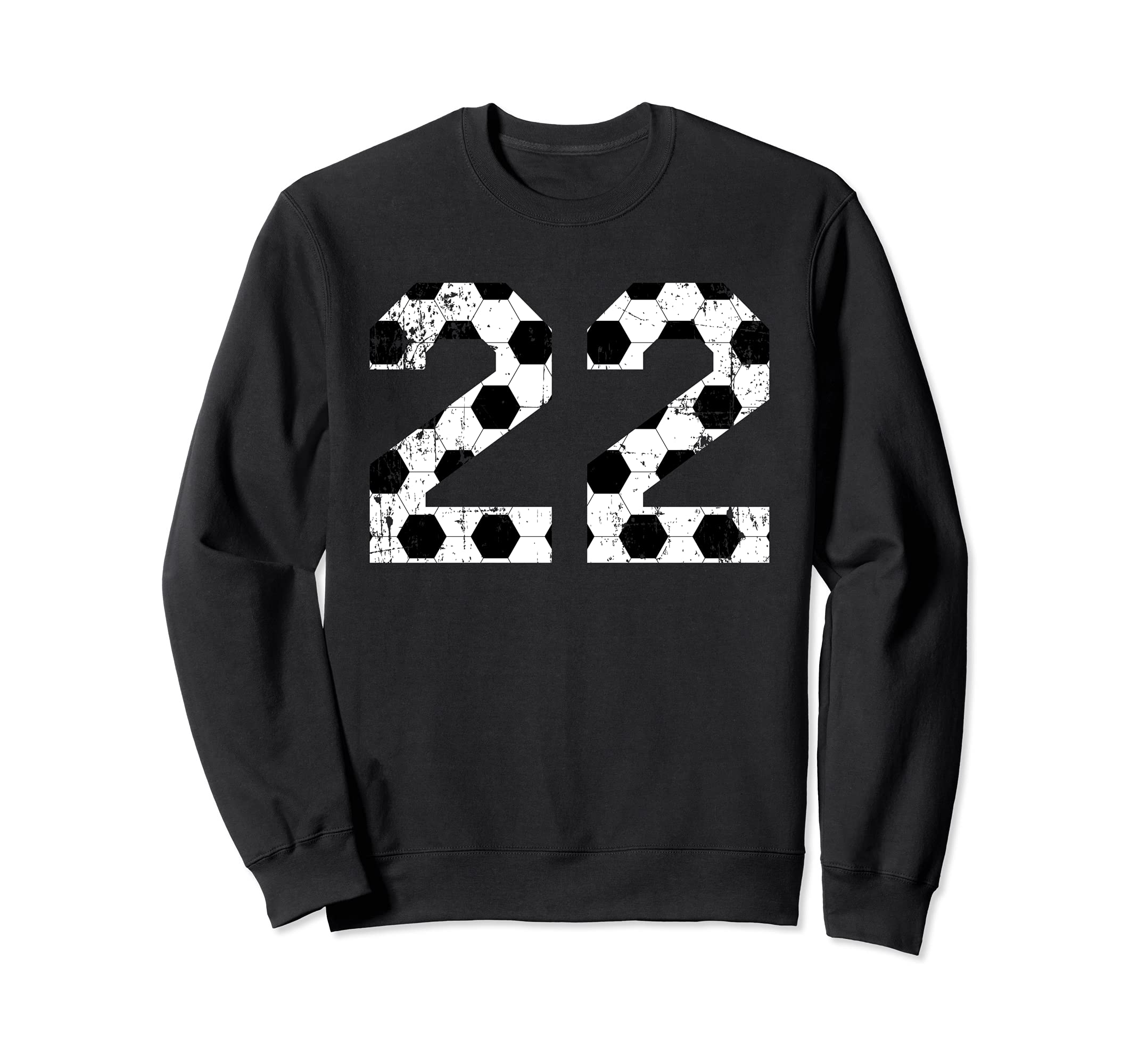 Soccer 22 Jersey Number Sweatshirt - Casual Everyday Wear for Adults - T-Shirt, Sweatshirt, Hoodie