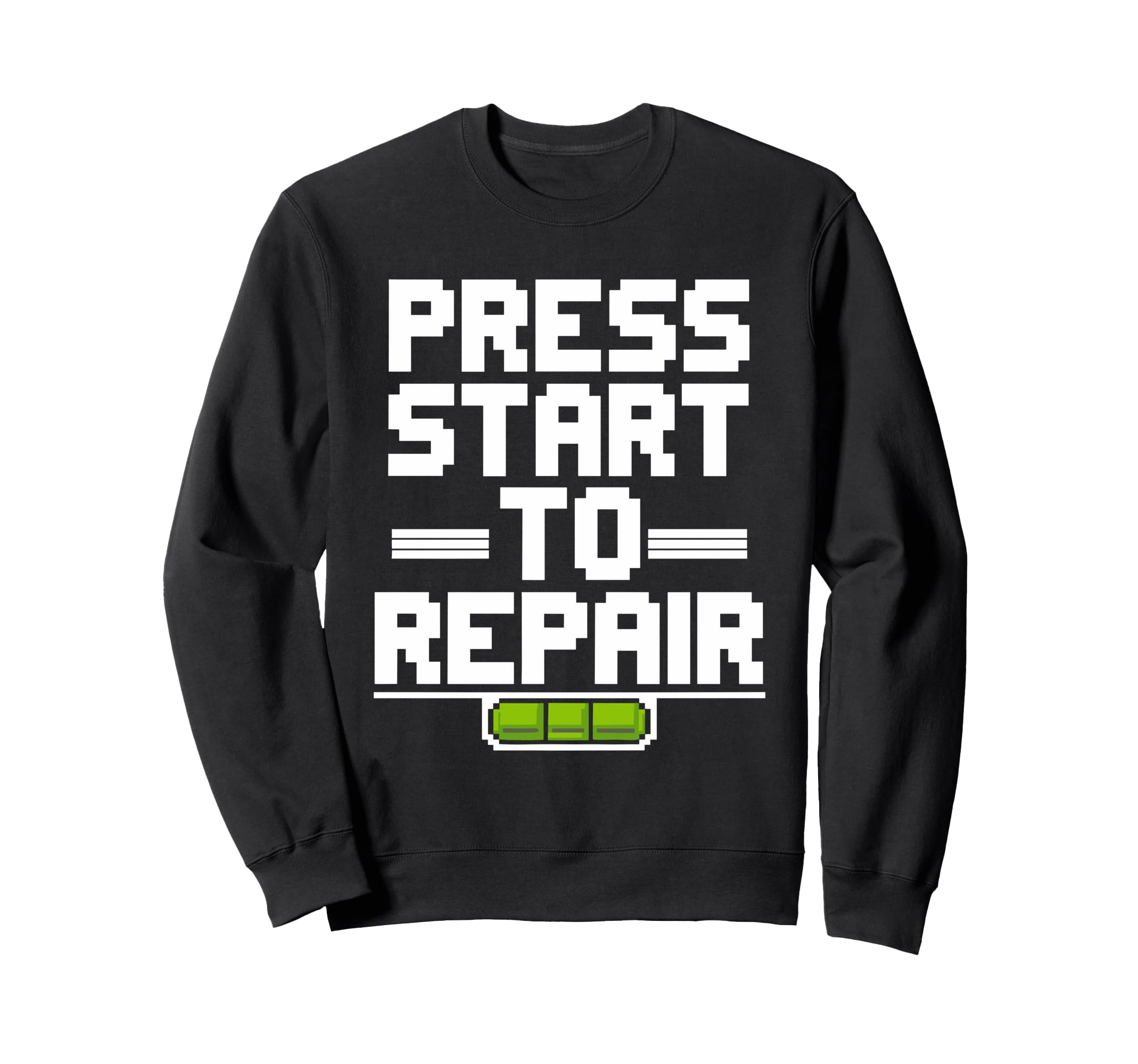 Gaming Repair Console Restoration Sweatshirt - Unique Graphic Unisex - T-Shirt, Sweatshirt, Hoodie