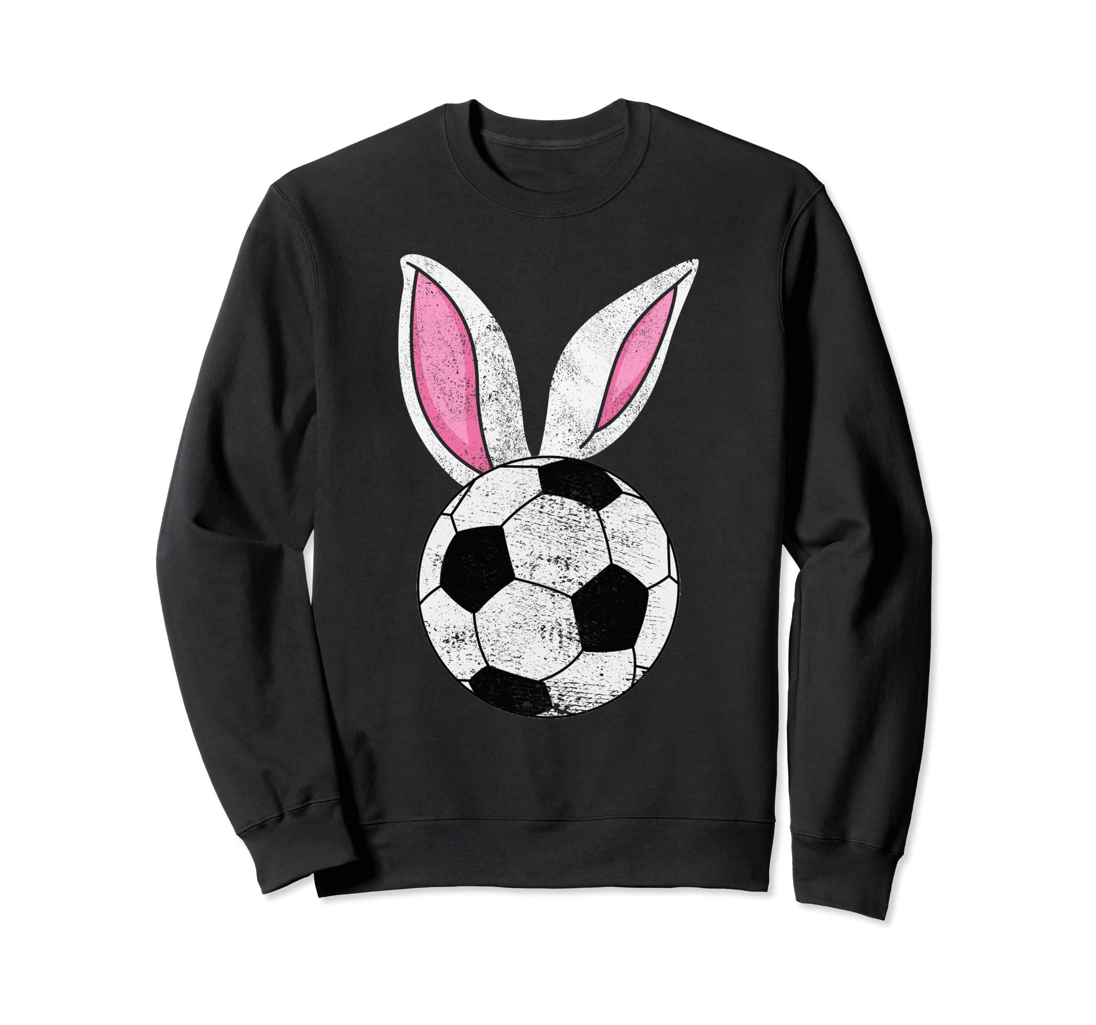 Bunny Ears Soccer Catcher Happy Sweatshirt - Aesthetic Graphic Unisex - T-Shirt, Sweatshirt, Hoodie