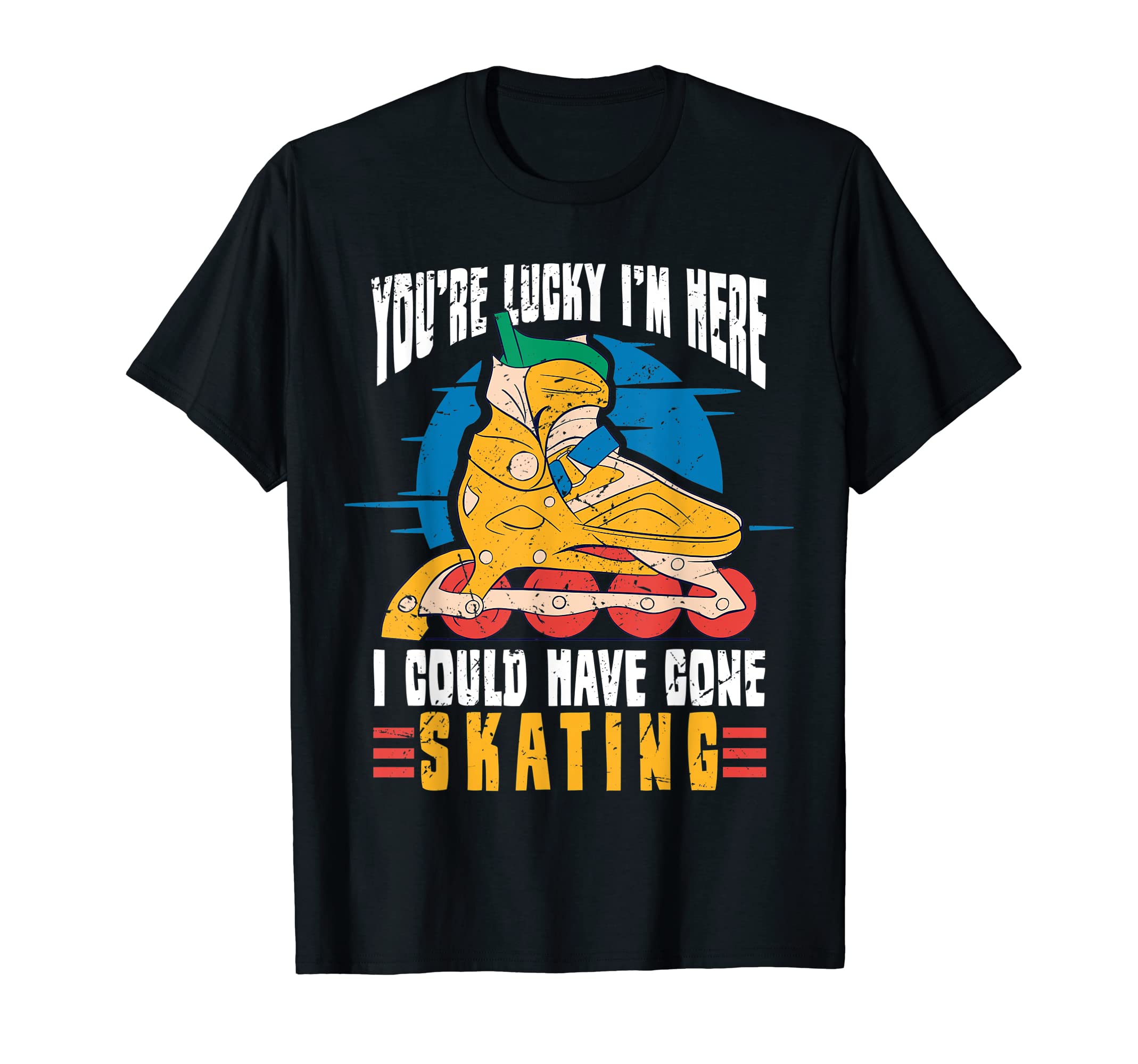 Funny Inline Skating Sarcasm Skater Roller T-Shirt - Unique Graphic Unisex - T-Shirt, Sweatshirt, Hoodie