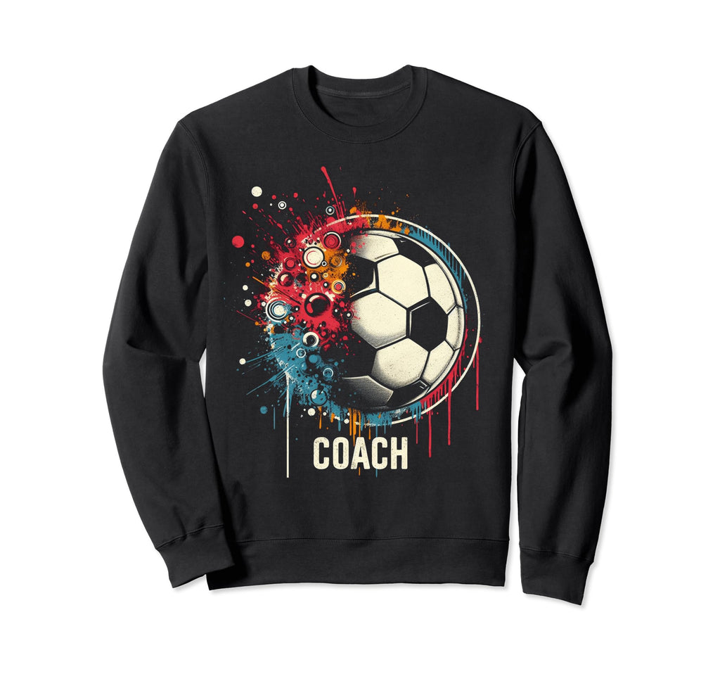 Soccer Coach Training Coaching Sweatshirt - Aesthetic Graphic Unisex - T-Shirt, Sweatshirt, Hoodie