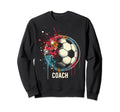 Soccer Coach Training Coaching Sweatshirt - Aesthetic Graphic Unisex - T-Shirt, Sweatshirt, Hoodie