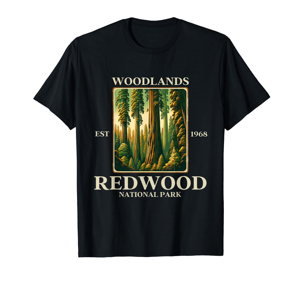 Redwood National State Parks T-Shirt - Unique Graphic for Adults - T-Shirt, Sweatshirt, Hoodie