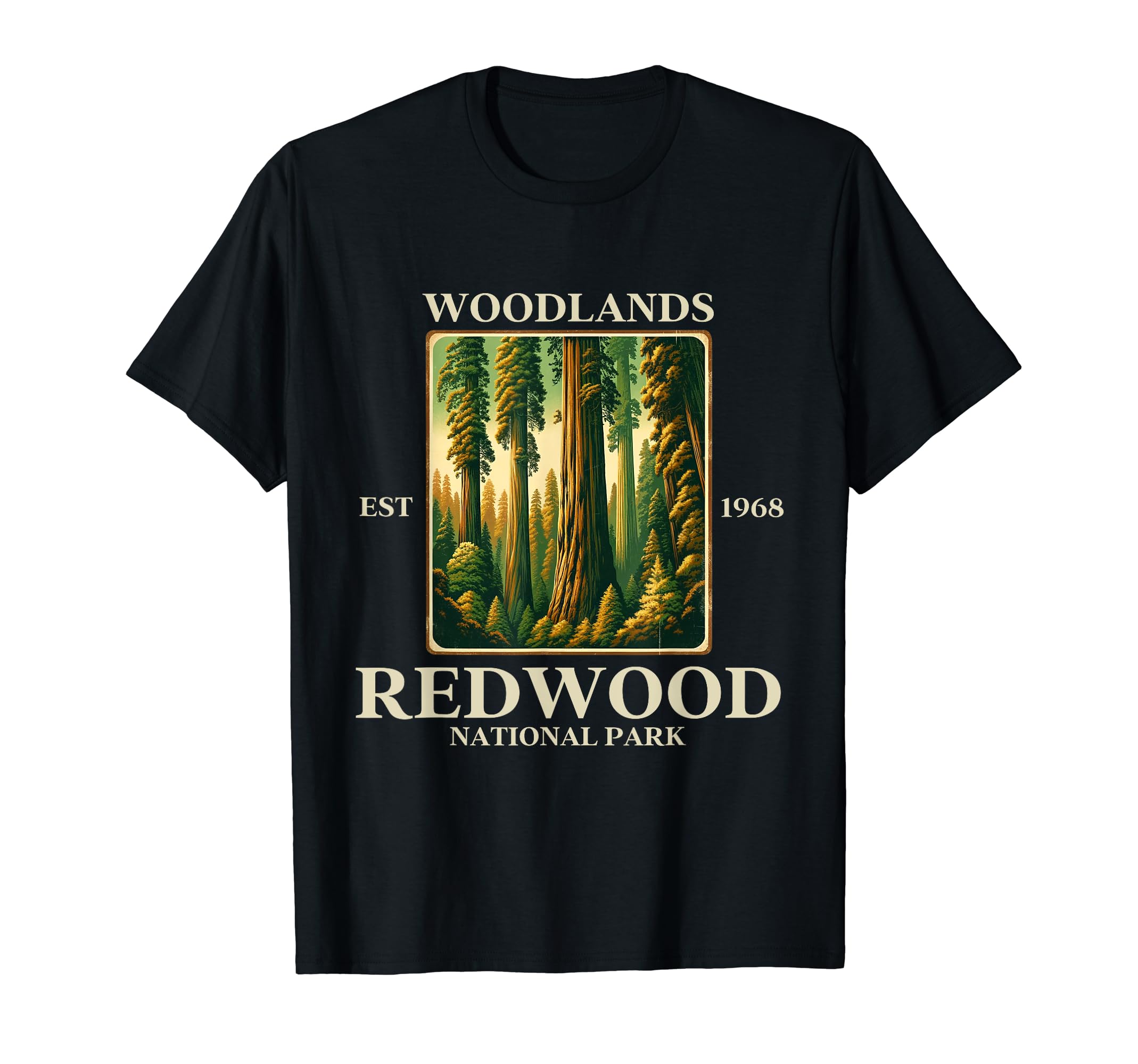 Redwood National State Parks T-Shirt - Unique Graphic for Adults - T-Shirt, Sweatshirt, Hoodie