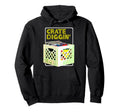 Old School Dj Hip Hop Vinyl Collector Hoodie - Unique Graphic Unisex - T-Shirt, Sweatshirt, Hoodie