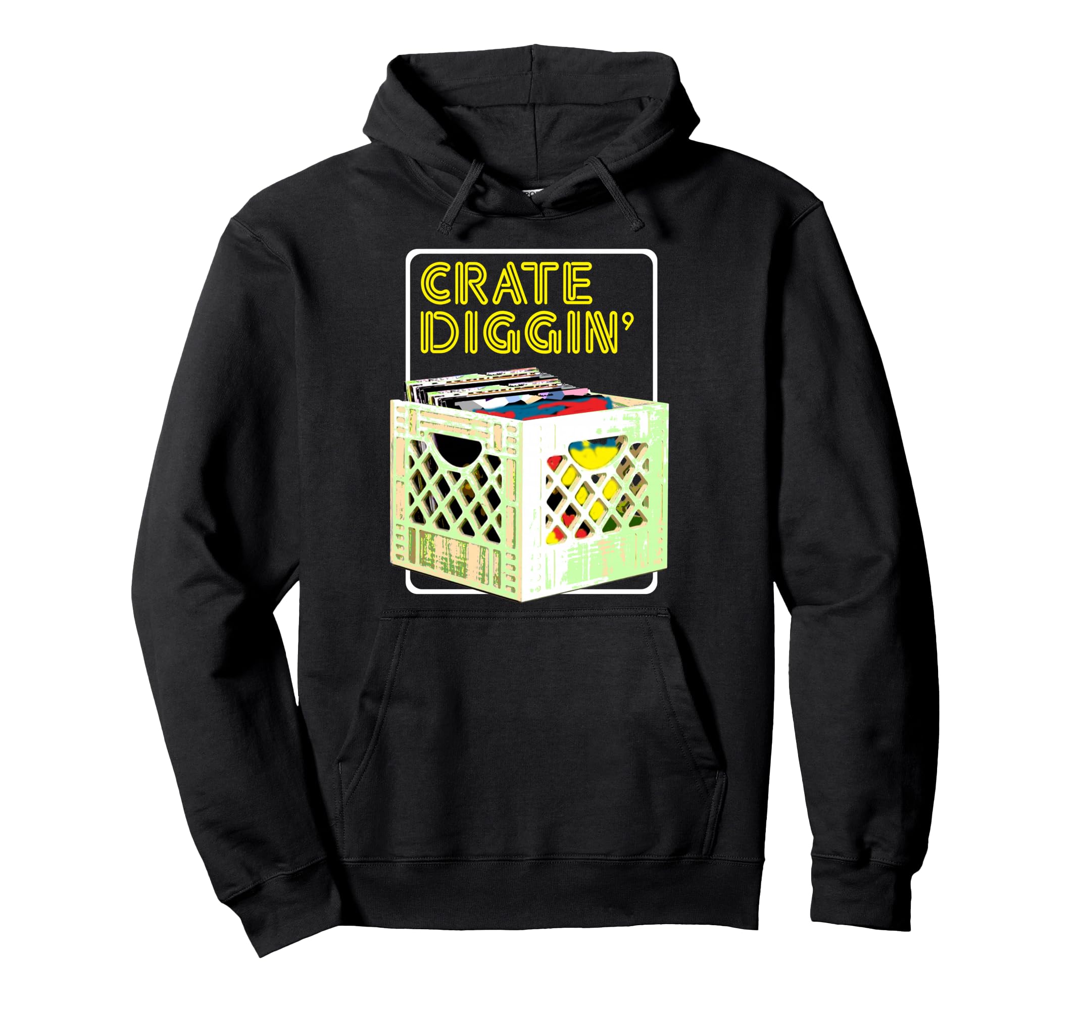 Old School Dj Hip Hop Vinyl Collector Hoodie - Unique Graphic Unisex - T-Shirt, Sweatshirt, Hoodie