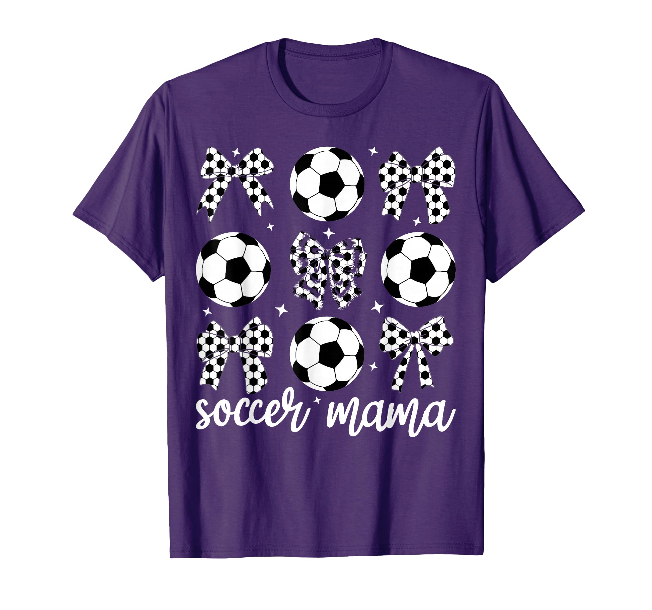Soccer Mama Coquette Bow Soccer Mom T-Shirt - Trendy Graphic for Adults - T-Shirt, Sweatshirt, Hoodie