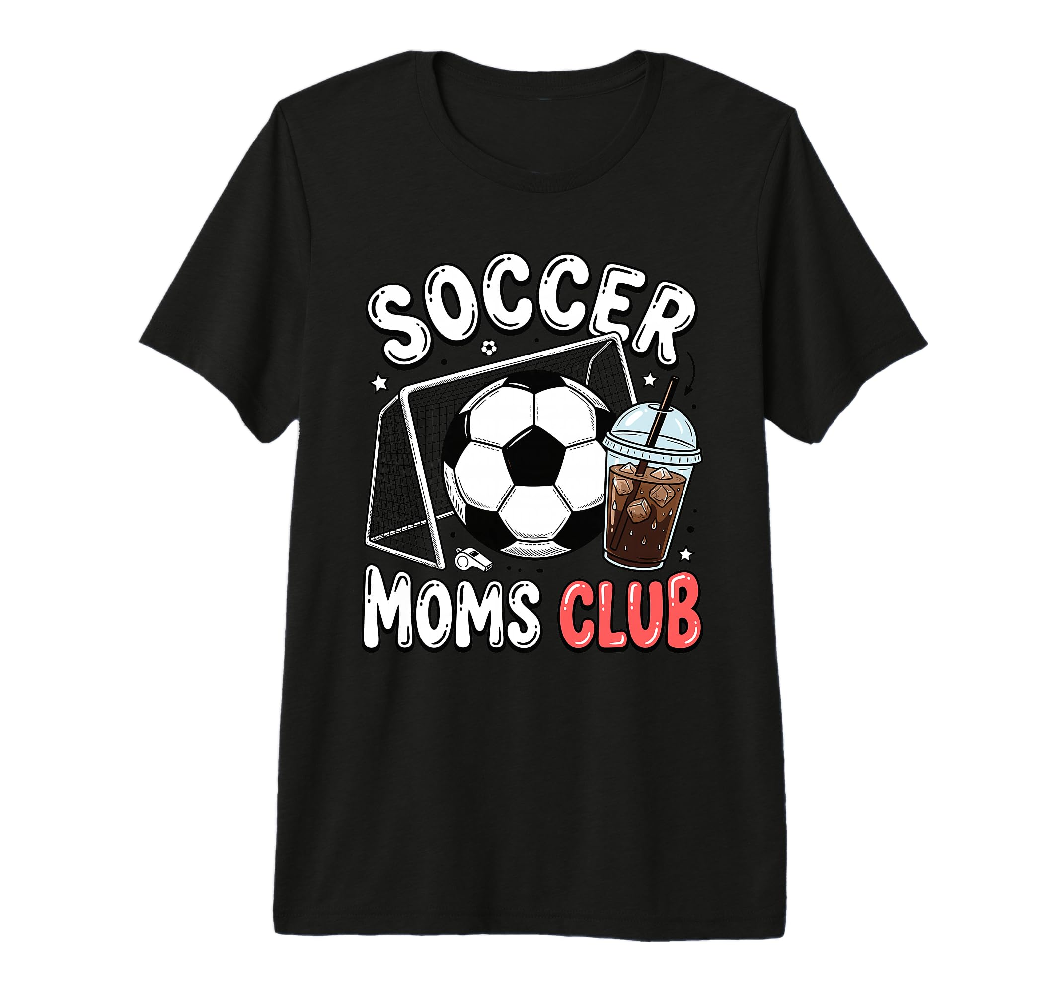 Soccer Moms Club Trendy Gameday T-Shirt - Casual Everyday Wear Men Women - T-Shirt, Sweatshirt, Hoodie