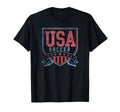 Trendy Usa Soccer Shield Logo T-Shirt - Fun Novelty Design for Adults - T-Shirt, Sweatshirt, Hoodie