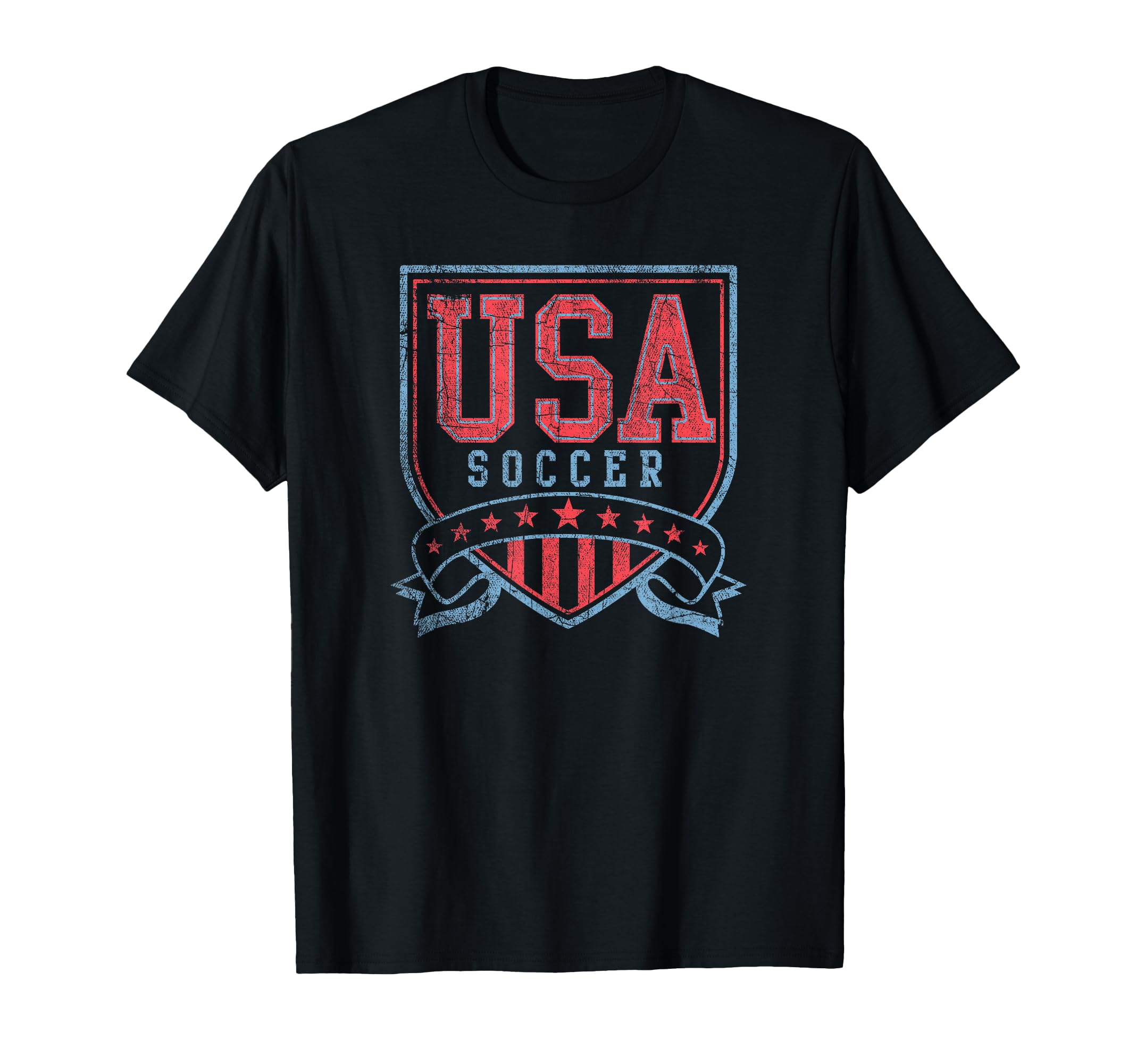 Trendy Usa Soccer Shield Logo T-Shirt - Fun Novelty Design for Adults - T-Shirt, Sweatshirt, Hoodie