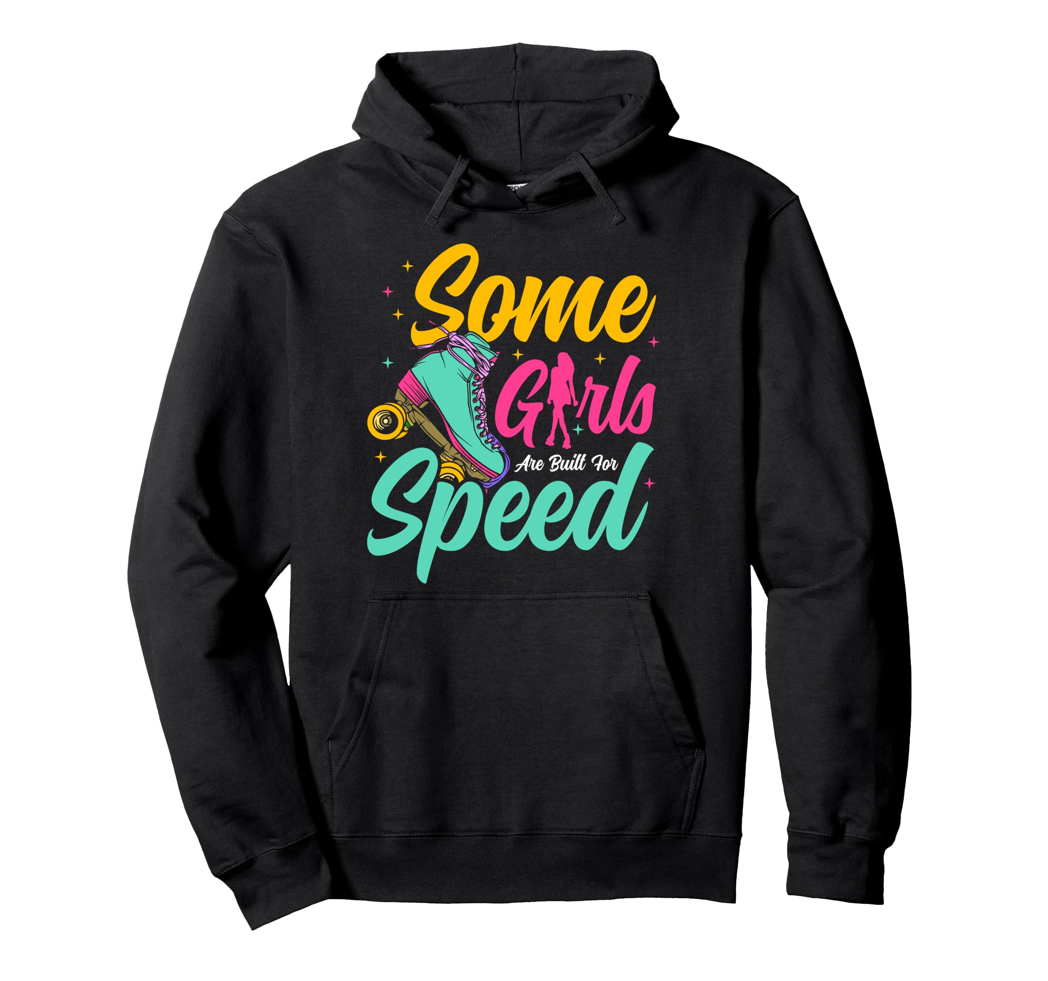Roller Skating Skate 1970S Some Are Hoodie - Novelty Apparel Unisex - T-Shirt, Sweatshirt, Hoodie