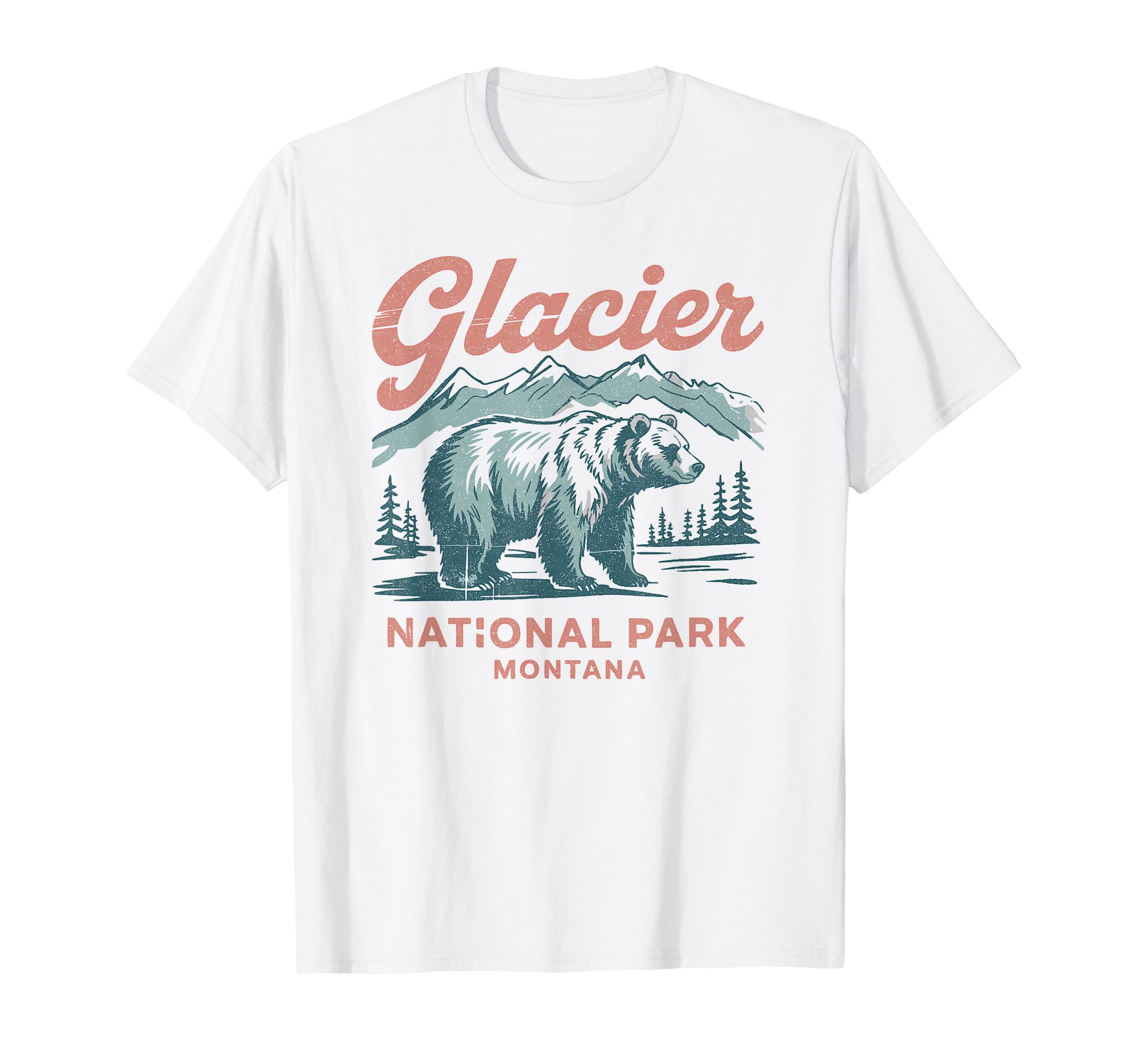 Glacier National Park Montana Usa Sweatshirt - Streetwear Style for Adults - T-Shirt, Sweatshirt, Hoodie