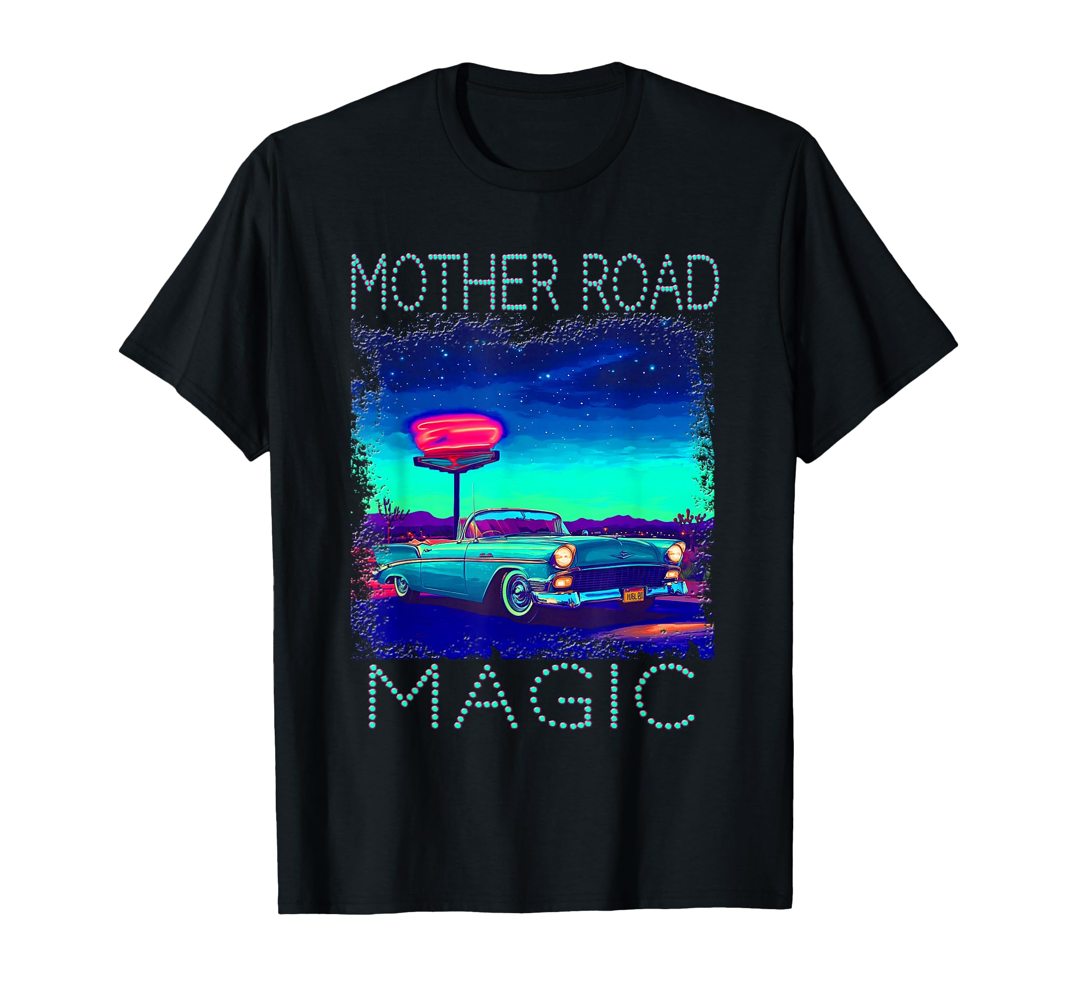Route 66 Centennial Mother Road 100 T-Shirt - Graphic Print Men Women - T-Shirt, Sweatshirt, Hoodie