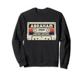 Abraham First Name Cassette Tape Sweatshirt - Trendy Graphic Unisex - T-Shirt, Sweatshirt, Hoodie