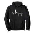 Funny Basketball Player Heartbeat Heart Hoodie - Graphic Print for Adults - T-Shirt, Sweatshirt, Hoodie