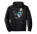 Funny Soccer Donut Hoodie - Novelty Apparel Men Women - T-Shirt, Sweatshirt, Hoodie