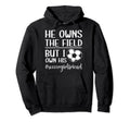 I Own His Heart Soccer Girlfriend Soccer Hoodie - Trendy Graphic Unisex - T-Shirt, Sweatshirt, Hoodie