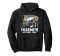 Yosemite Falls California National Hoodie - Custom Art Print Men Women - T-Shirt, Sweatshirt, Hoodie