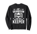 Proud Hockey Keeper Papa Ice Sweatshirt - Custom Art Print Men Women - T-Shirt, Sweatshirt, Hoodie