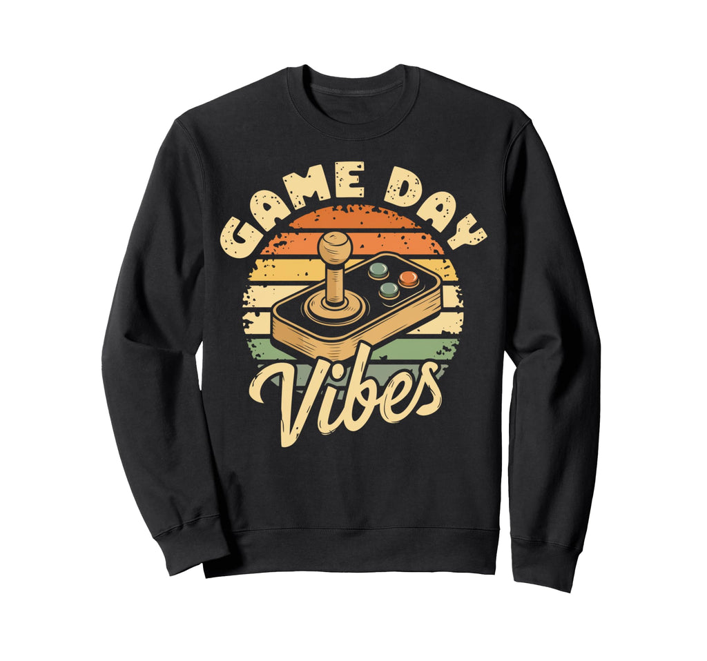 Game Day Vibes Arcade Joystick Gaming Sweatshirt - Unique Graphic Unisex - T-Shirt, Sweatshirt, Hoodie