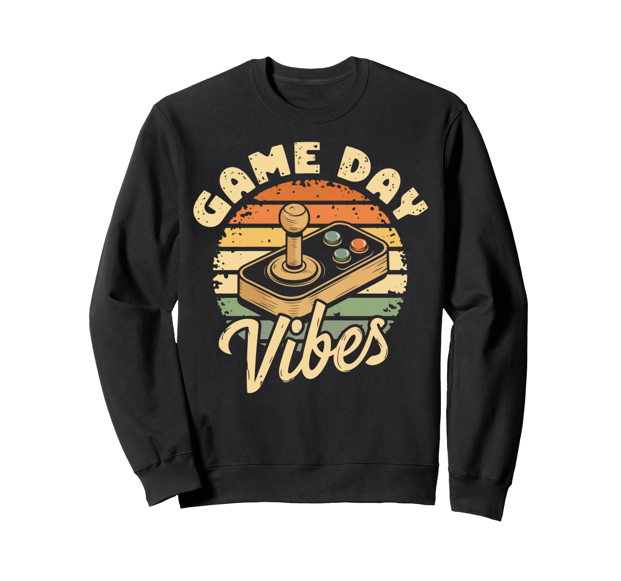 Game Day Vibes Arcade Joystick Gaming Sweatshirt - Unique Graphic Unisex - T-Shirt, Sweatshirt, Hoodie