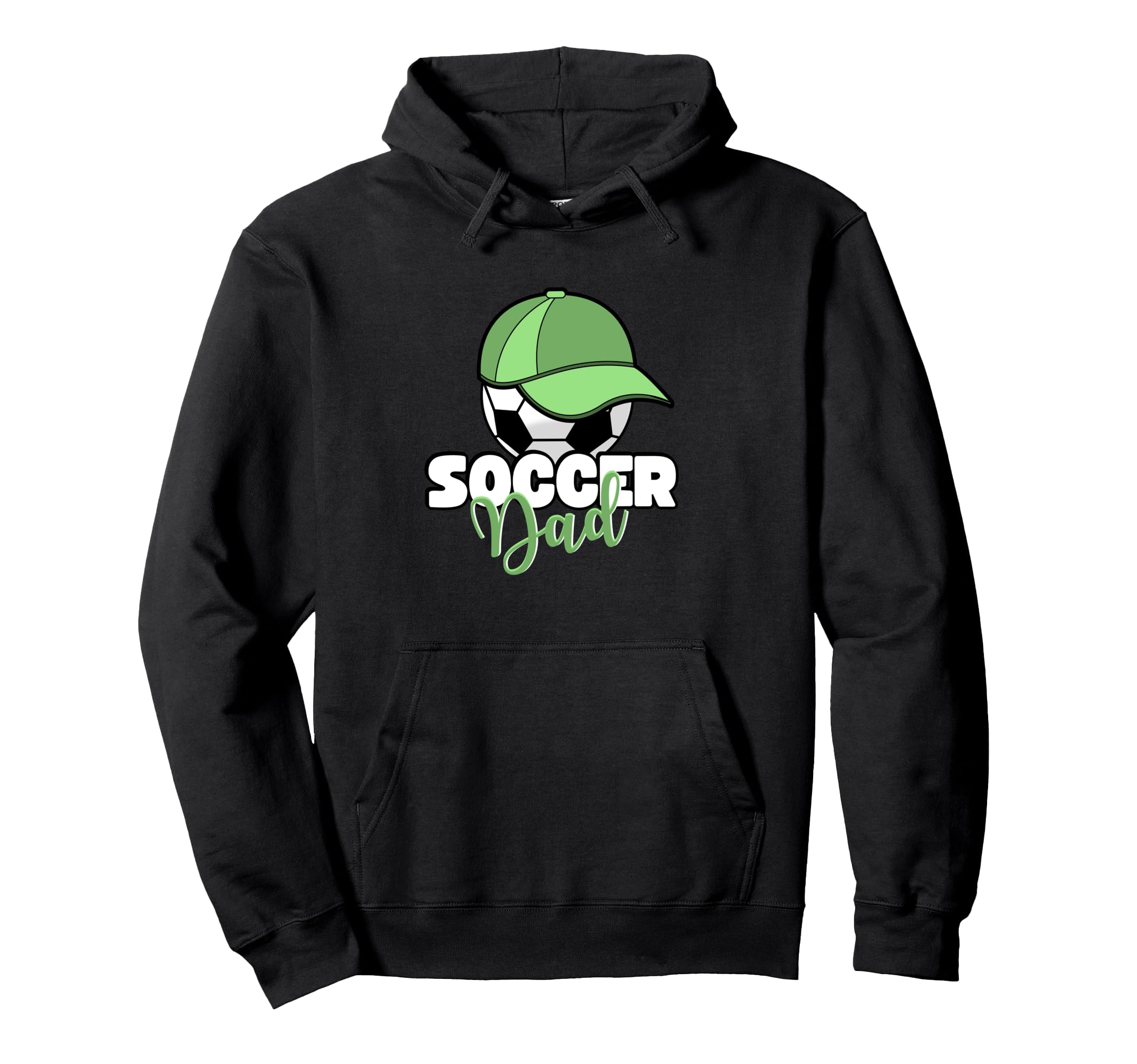 Soccer Dad Proud Football Dad Footballer Hoodie - Trendy Graphic Men Women - T-Shirt, Sweatshirt, Hoodie
