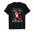 Soccer Dabbing Santa France Flag T-Shirt - Aesthetic Graphic for Adults - T-Shirt, Sweatshirt, Hoodie