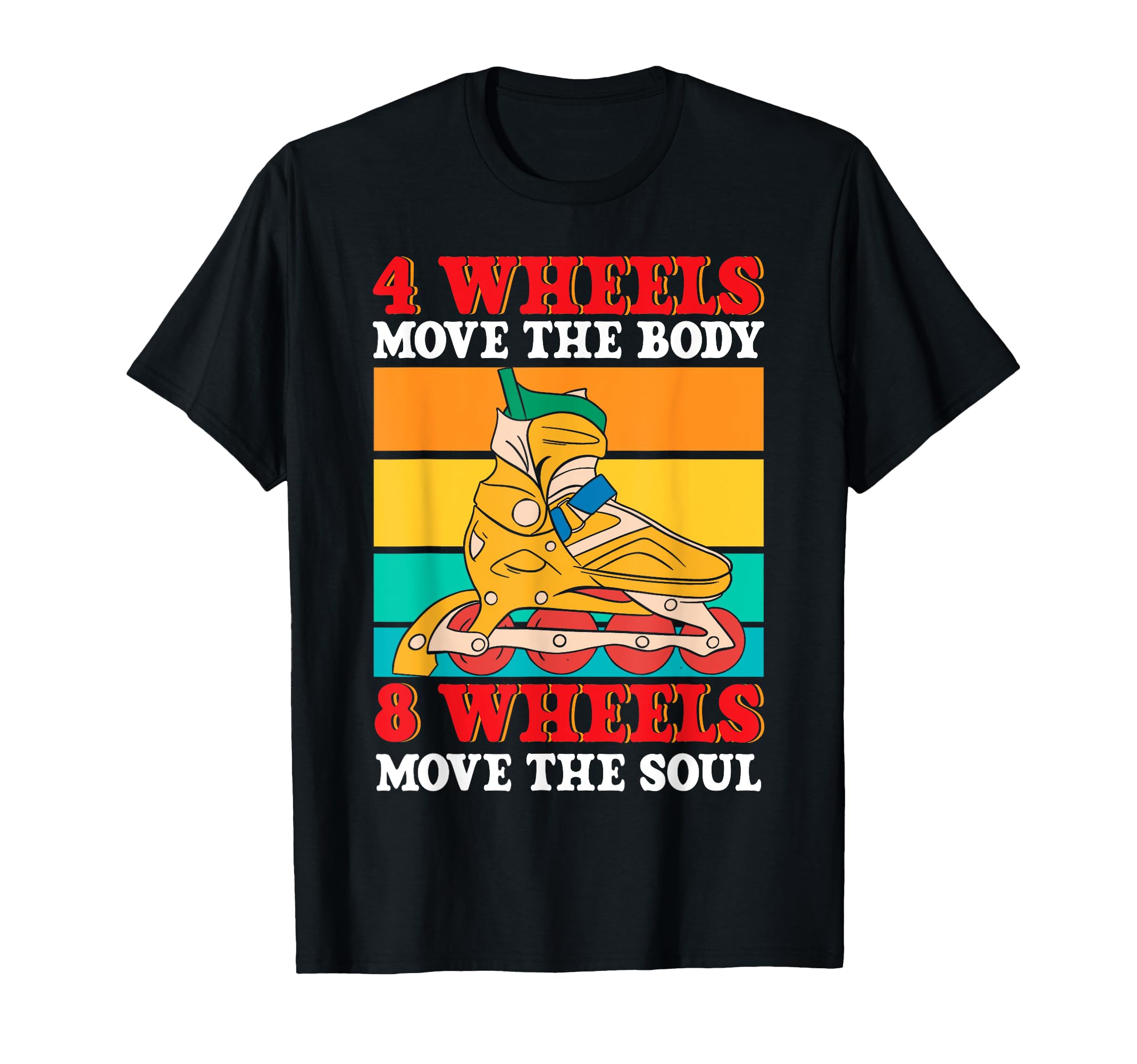 Roller Skating Skate 1970S Inline Skate T-Shirt - Unique Graphic Men Women - T-Shirt, Sweatshirt, Hoodie
