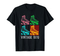 1970 Skater Roller Skating Skate T-Shirt - Casual Everyday Wear for Adults - T-Shirt, Sweatshirt, Hoodie