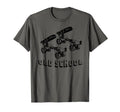 Funny Old School Clamp Roller Skates T-Shirt - Minimalist Print for Adults - T-Shirt, Sweatshirt, Hoodie