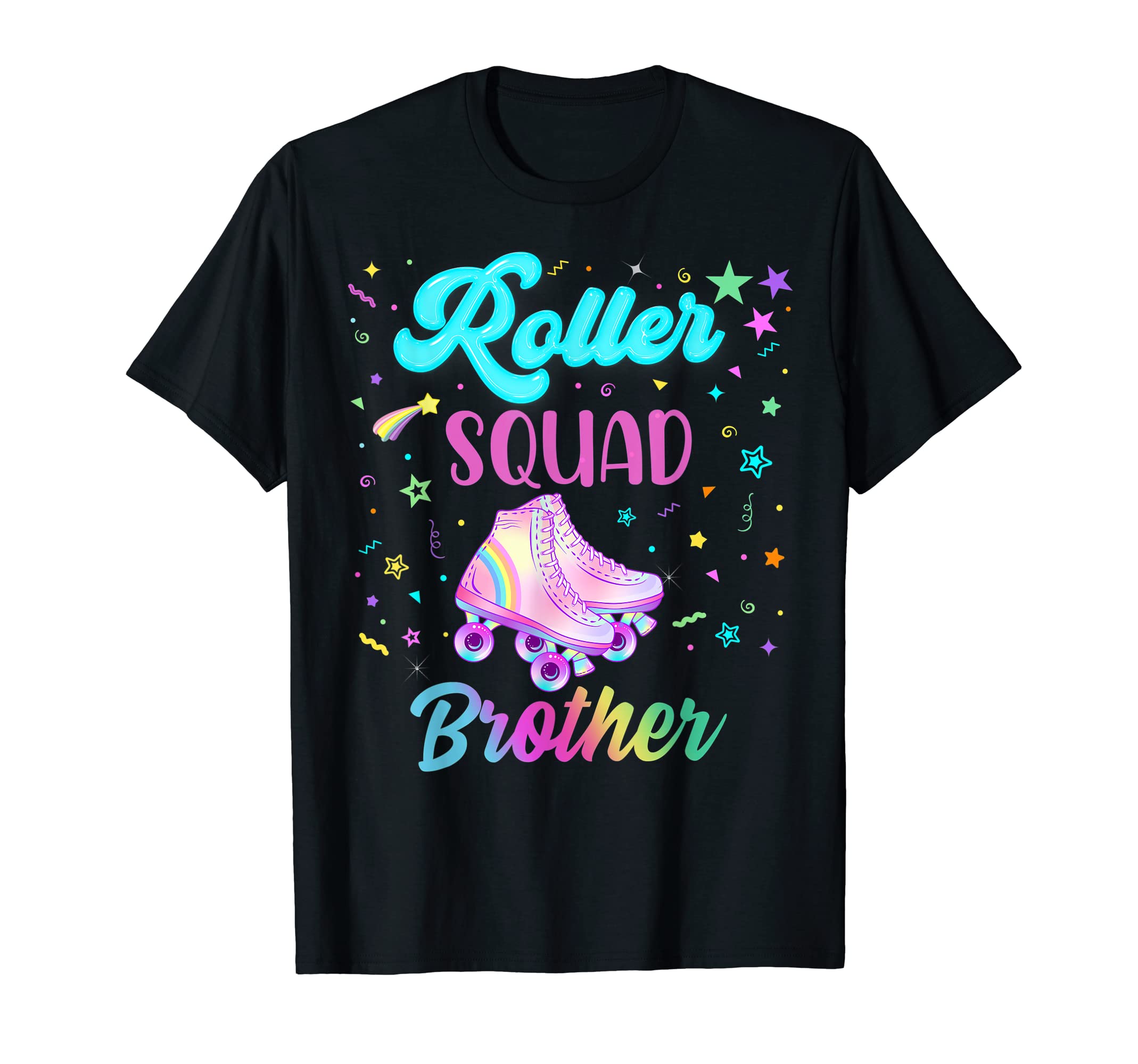 Roller Skate Birthday 80S 90S Party Outfits T-Shirt - Unique Graphic Unisex - T-Shirt, Sweatshirt, Hoodie
