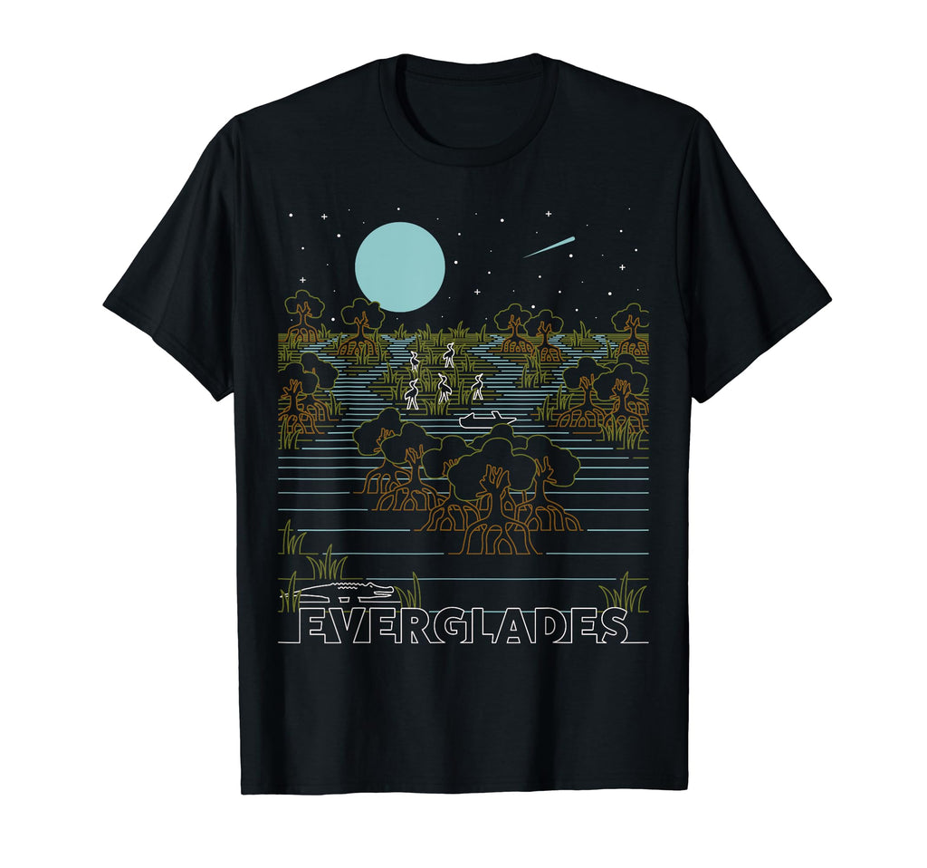 Everglades National Park Florida T-Shirt - Custom Art Print Unisex - T-Shirt, Sweatshirt, Hoodie