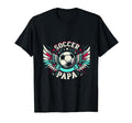 Soccer Papa Family Matching Dad T-Shirt - Casual Everyday Wear for Adults - T-Shirt, Sweatshirt, Hoodie