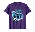Wolf Playing Soccer Sports Team Animal T-Shirt - Graphic Print for Adults - T-Shirt, Sweatshirt, Hoodie