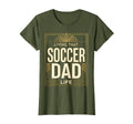 Living That Soccer Dad Life T-Shirt - Aesthetic Graphic Unisex - T-Shirt, Sweatshirt, Hoodie